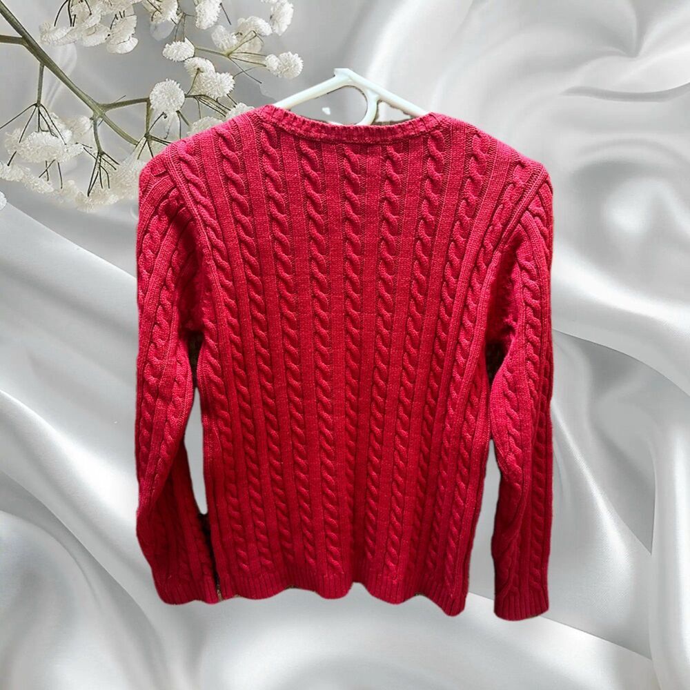Disney Store Minnie Mouse cable knit Sweater XS - Picture 4 of 12